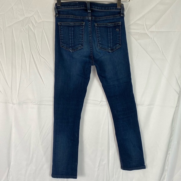 Rag & Bone Woodford High Rise Stretch Skinny Women’s Denim Jeans Sz 24 - Picture 6 of 9